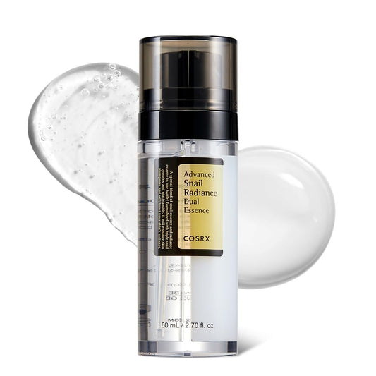 COSRX Snail Mucin 74% + Niacinamid 5% Dual Essence – Anti-Aging Gesichtsserum für stumpfe & empfindliche Haut, Koreanische Hautpflege, 80 ml