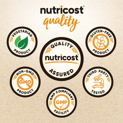 Nutricost Löwenmähne Pilz Kapseln 2100mg, 30 Portionen - CCOF Bio-zertifiziert, vegan, glutenfrei, 700mg pro Kapsel, 90 Kapseln