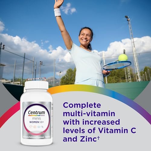 Centrum Minis Silver Frauen 50+ Multivitamin – 280 kleine Tabletten für Gedächtnis & Energie
