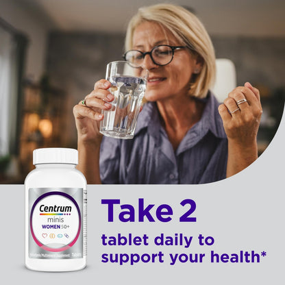 Centrum Minis Silver Frauen 50+ Multivitamin – 280 kleine Tabletten für Gedächtnis & Energie