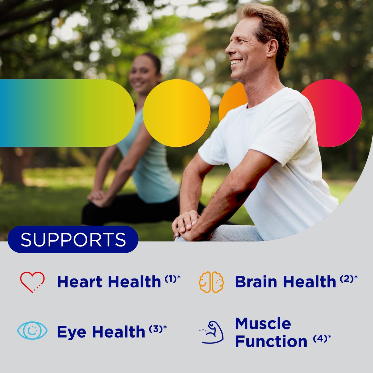 Centrum Minis Silver Multivitamin für Männer ab 50 – 280 Tabletten, mit Vitamin D3, B-Vitaminen und Zink, unterstützt Gedächtnis und Kognition