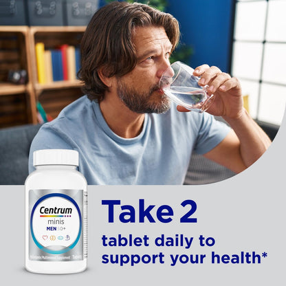 Centrum Minis Silver Multivitamin für Männer ab 50 – 280 Tabletten, mit Vitamin D3, B-Vitaminen und Zink, unterstützt Gedächtnis und Kognition