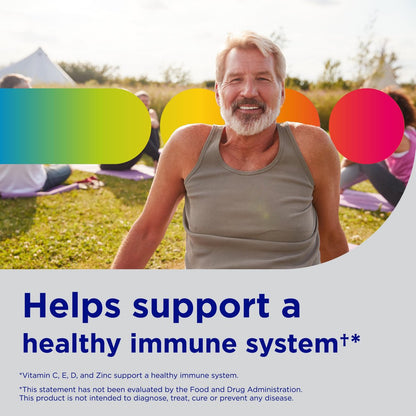 Centrum Minis Silver Multivitamin für Männer ab 50 – 280 Tabletten, mit Vitamin D3, B-Vitaminen und Zink, unterstützt Gedächtnis und Kognition