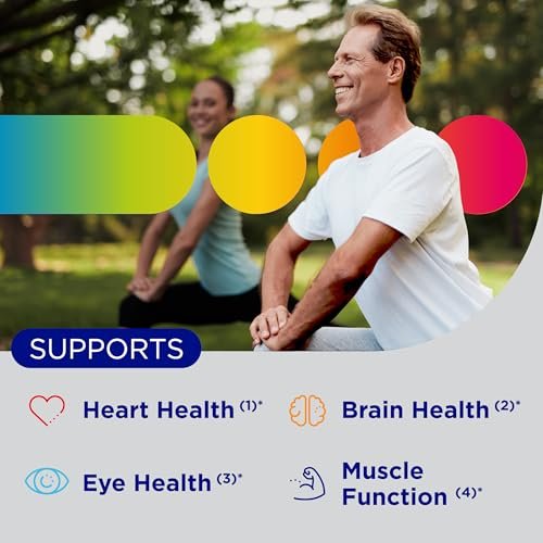 Centrum Minis Silver Multivitamin für Männer ab 50 – 280 Tabletten, mit Vitamin D3, B-Vitaminen und Zink, unterstützt Gedächtnis und Kognition