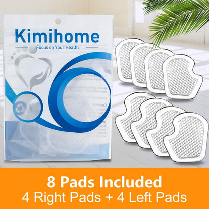Kimihome Metatarsal Pads 8 Stück Gel-Polster, Ballenpolster schützen und lindern Metatarsalgie, Sesamoid- und Ballenschmerzen - 4 Paar