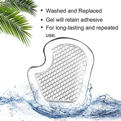 Kimihome Metatarsal Pads 8 Stück Gel-Polster, Ballenpolster schützen und lindern Metatarsalgie, Sesamoid- und Ballenschmerzen - 4 Paar