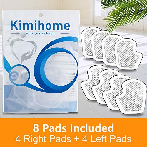 Kimihome Metatarsal Pads 8 Stück Gel-Polster, Ballenpolster schützen und lindern Metatarsalgie, Sesamoid- und Ballenschmerzen - 4 Paar