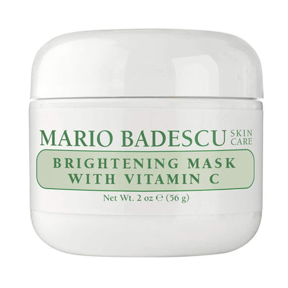 Mario Badescu Aufhellende Maske mit Vitamin C für alle Hauttypen | Gesichtsmaske, die die Haut aufhellt und Poren reinigt | Angereichert mit Vitamin C & Kaolin-Tonerde | 59 ml
