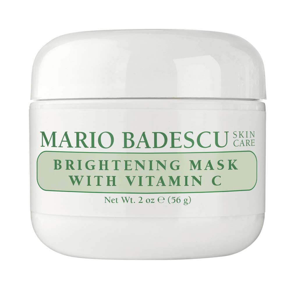 Mario Badescu Aufhellende Maske mit Vitamin C für alle Hauttypen | Gesichtsmaske, die die Haut aufhellt und Poren reinigt | Angereichert mit Vitamin C & Kaolin-Tonerde | 59 ml