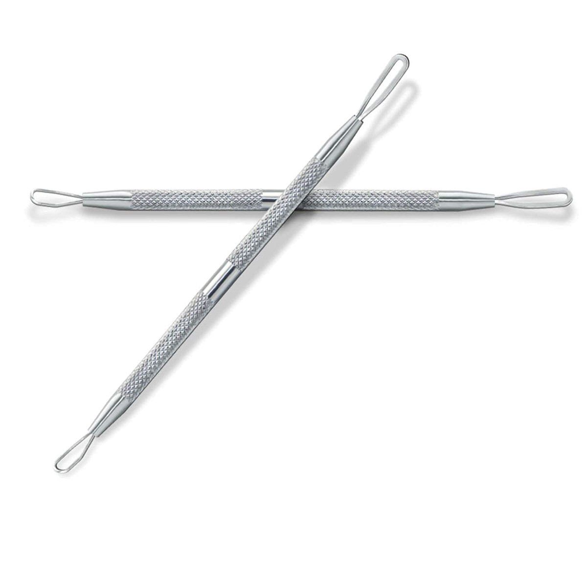 Professionelles Mitesser-Entferner-Werkzeug aus Edelstahl – Pickel- und Komedonenentferner (2er-Pack)