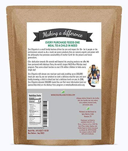 Jiva Organics Bio Süßholzwurzel Tee (geschnitten & gesiebt) Bulk 14 Unzen Kraftbeutel - Nicht-GVO, getrocknet & rein - Glycyrrhiza glabra