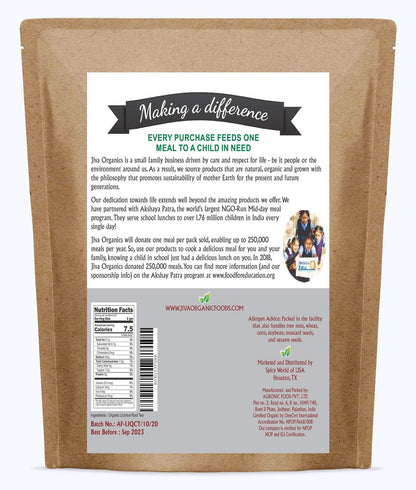 Jiva Organics Bio Süßholzwurzel Tee (geschnitten & gesiebt) Bulk 14 Unzen Kraftbeutel - Nicht-GVO, getrocknet & rein - Glycyrrhiza glabra