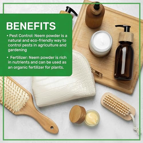 Jiva Organics Bio Neemblattpulver 1,5 Pfund Beutel - Azadirachta Indica - Reines & Natürliches Ayurvedisches Kraut - Neempulver für Ernährung, Haut, Zahnfleisch und mehr!