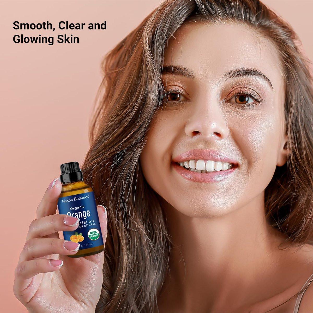 Bio Orangenöl 30 ml – Reines, natürliches Öl für Aromatherapie, Diffuser, DIY, Kerzen- und Seifenherstellung – Nexon Botanics