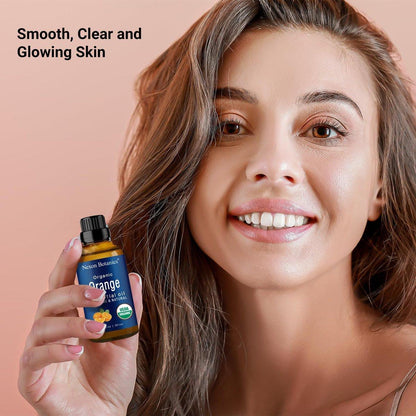 Bio Orangenöl 30 ml – Reines, natürliches Öl für Aromatherapie, Diffuser, DIY, Kerzen- und Seifenherstellung – Nexon Botanics