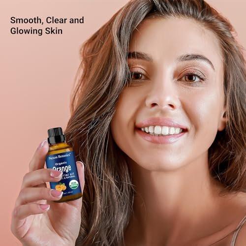 Bio Orangenöl 30 ml – Reines, natürliches Öl für Aromatherapie, Diffuser, DIY, Kerzen- und Seifenherstellung – Nexon Botanics