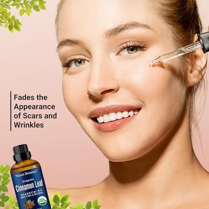 Bio Zimt ätherisches Öl 30 ml - Reines, natürliches Öl für Aromatherapie, Diffuser, DIY, Kerzen- und Seifenherstellung - Nexon Botanics