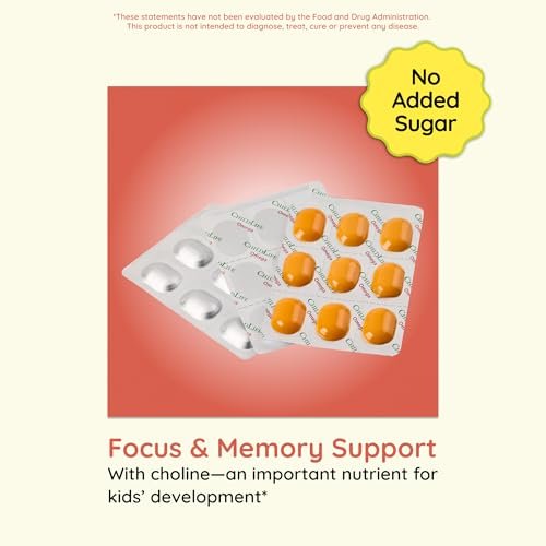 ChildLife Essentials Omega-3 DHA + Cholin SoftChew Gummis für Kinder – Omega 3 DHA Gummis mit Cholin, Fischöl für Babys, Kleinkinder und Kinder – Natürlicher Passionsfruchtgeschmack, 27 Tabletten