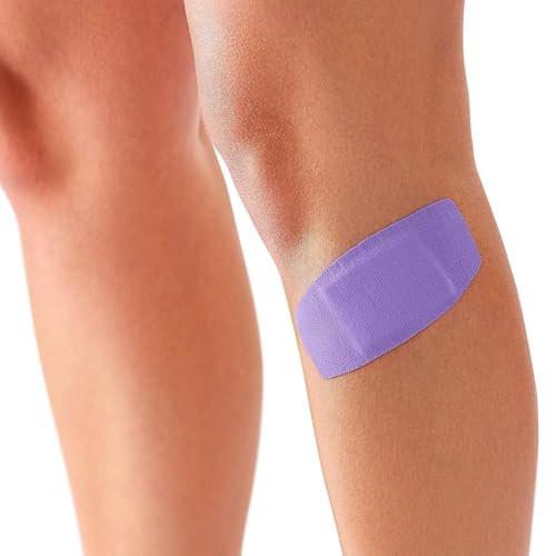 CURAD Performance Series IRONMAN Antibakterielle Pflaster – Extreme Hafttechnologie, extra große flexible Stoffpflaster für Schnitte, Schürfwunden & Verbrennungen, gemischte Farben, 2 x 4 Zoll, 10 Stück