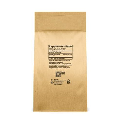 Pure Original Ingredients Niacinamid (1 Pfund) Vitamin B3, Flush-frei, Glutenfrei
