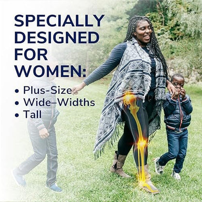 Dr. Scholl's Extra Support Einlegesohlen für Damen, Größe 6-11, 1 Paar: Entwickelt für plusgroße und große Frauen, Fußgewölbestützen - Hilft Rückenschmerzen und Fuß- & Beinermüdung zu reduzieren