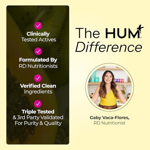 HUM Here Comes The Sun Immununterstützung mit Vitamin D für Männer und Frauen – 30 Kapseln für ein gesundes Immunsystem und starke Knochen