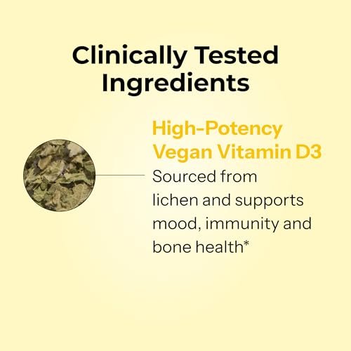 HUM Here Comes The Sun Immununterstützung mit Vitamin D für Männer und Frauen – 30 Kapseln für ein gesundes Immunsystem und starke Knochen