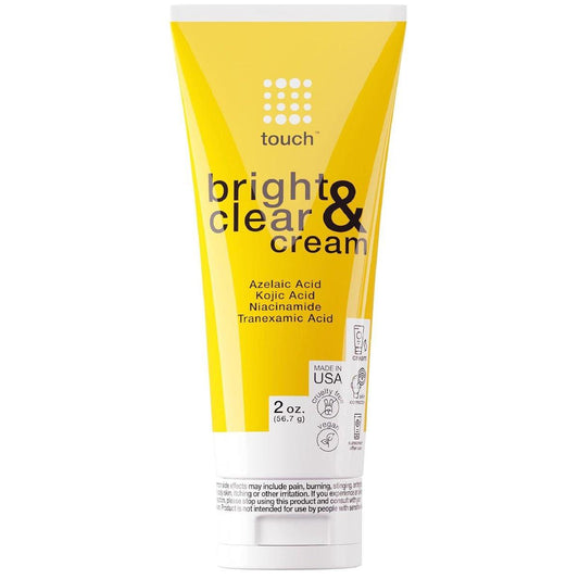 TOUCH Radiance Cream mit Niacinamid, Kojisäure, Tranexamsäure & Azelainsäure – Aufhellende Gesichtscreme für ungleichmäßigen Hautton – 59 ml