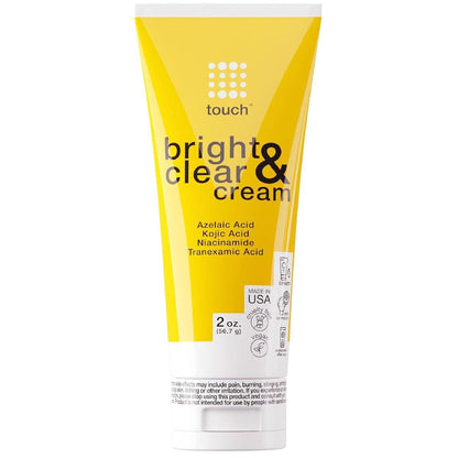 TOUCH Radiance Cream mit Niacinamid, Kojisäure, Tranexamsäure & Azelainsäure – Aufhellende Gesichtscreme für ungleichmäßigen Hautton – 59 ml