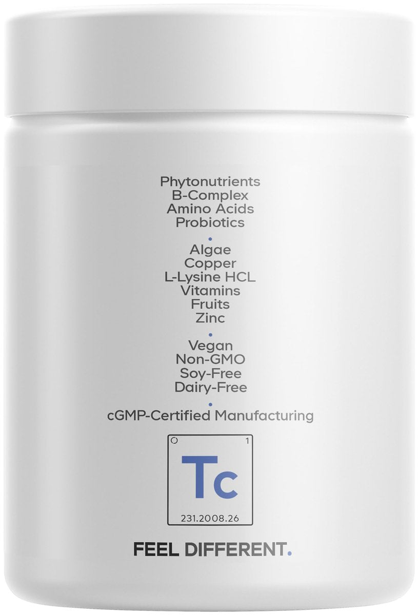 Codeage Teen Clearface – Hautreinigungs-Supplement für Jugendliche mit Vitaminen, Zink, Probiotika und Omega-3 – 60 Kapseln