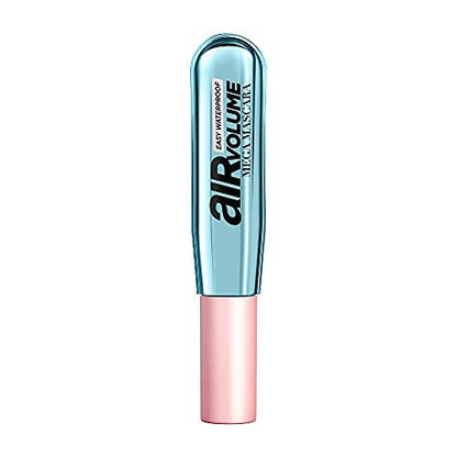 L'Oréal Paris Air Volume Mega Mascara – Leichte & lang anhaltende Volumen-Mascara für voluminöse Wimpern, wasserfest Schwarz, 0,28 Fl Oz