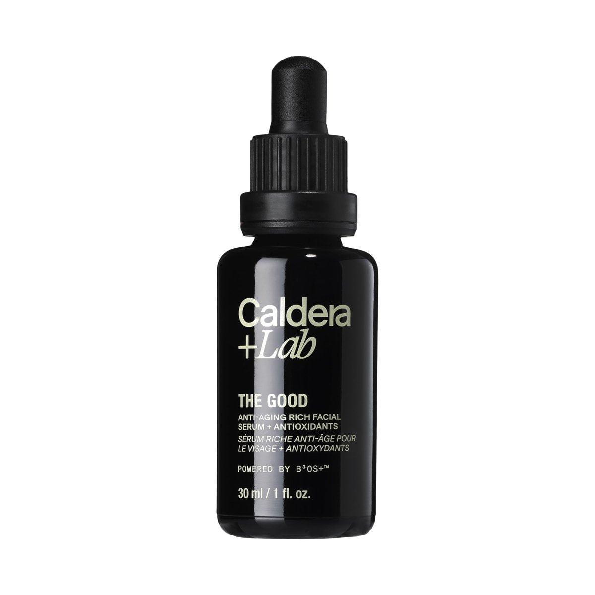 Caldera + Lab The Good | Bio-Männliches Feuchtigkeitsspendendes Gesichtsserum für trockene, empfindliche & normale Haut – Veganes, natürliches & antioxidatives Hautpflege-Gesichtsöl