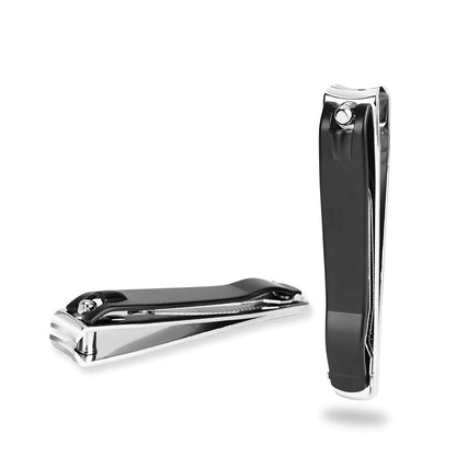 ICEYLI Großer Nagelknipser-Set, 2 Stück Premium-Edelstahl Nagel- und Zehennagelknipser mit gebogener Klinge, scharf und robust