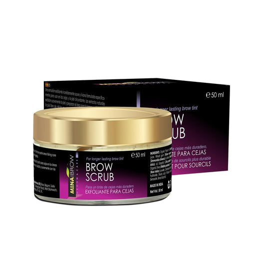 MINA Brow Scrub – Natürliches Peeling für langanhaltendes Henna oder Tönung | 50 ml