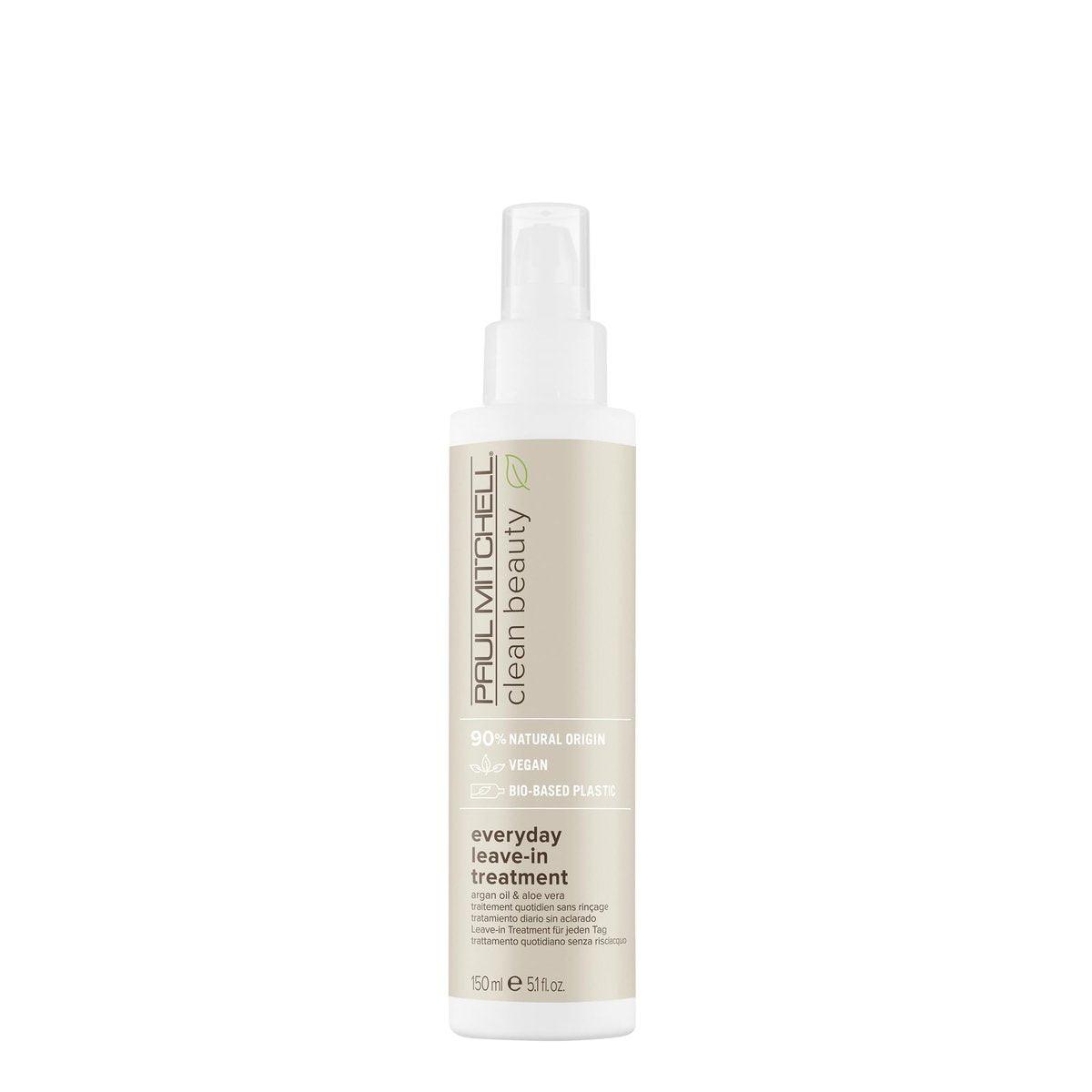 Paul Mitchell Clean Beauty Everyday Leave-In Treatment – Feuchtigkeitsspendender Leave-In Conditioner für alle Haartypen, 150 ml