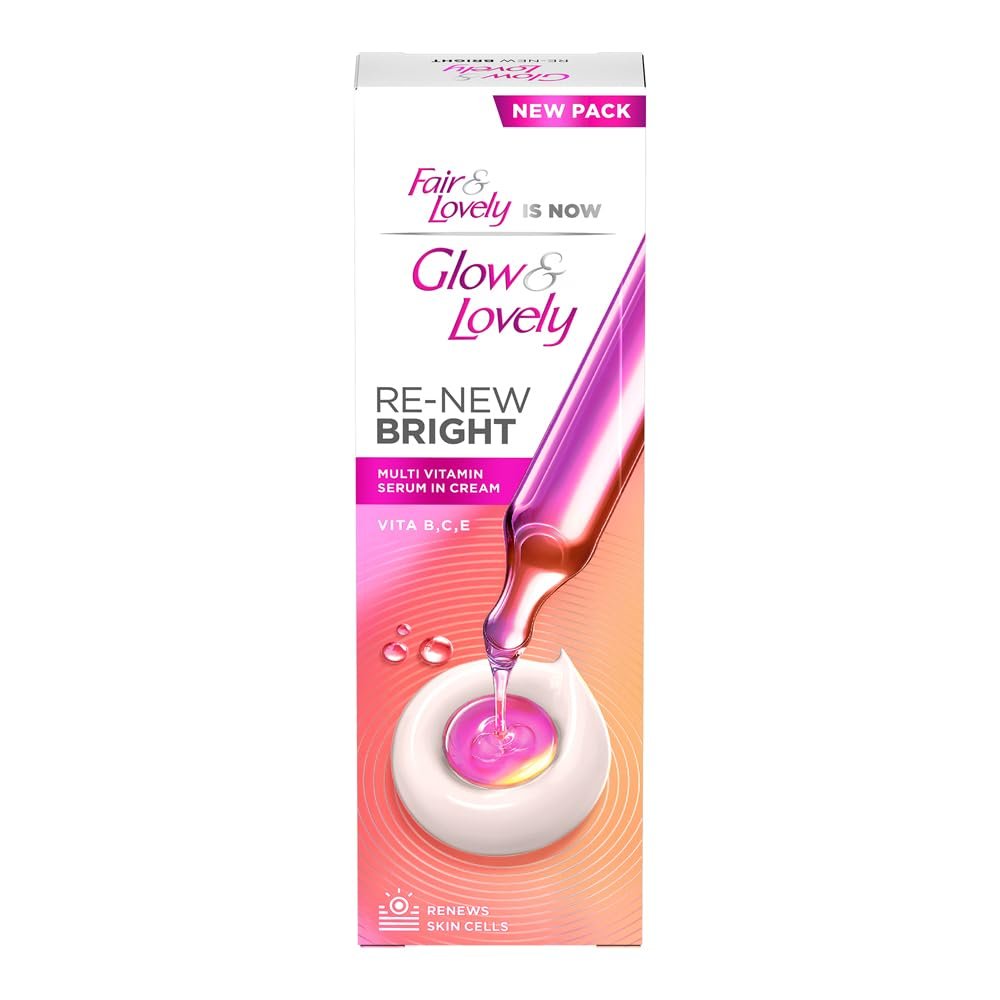 Glow & Lovely Re-New Bright Advanced Multi Vitamin Serum Cream 50g – Aufhellende Gesichtspflege
