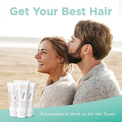 Shapiro MD Haarausfall Experten Leave-in Conditioner – DHT-blockierende vegane Formel für dünner werdendes Haar, entwickelt von Dermatologen – für gesünderes, volleres und dichteres Haar – 1 Monatsvorrat