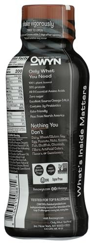 Owyn Chocolate Pro Elite Pflanzliches Protein Getränk, 12 FZ