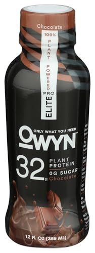 Owyn Chocolate Pro Elite Pflanzliches Protein Getränk, 12 FZ