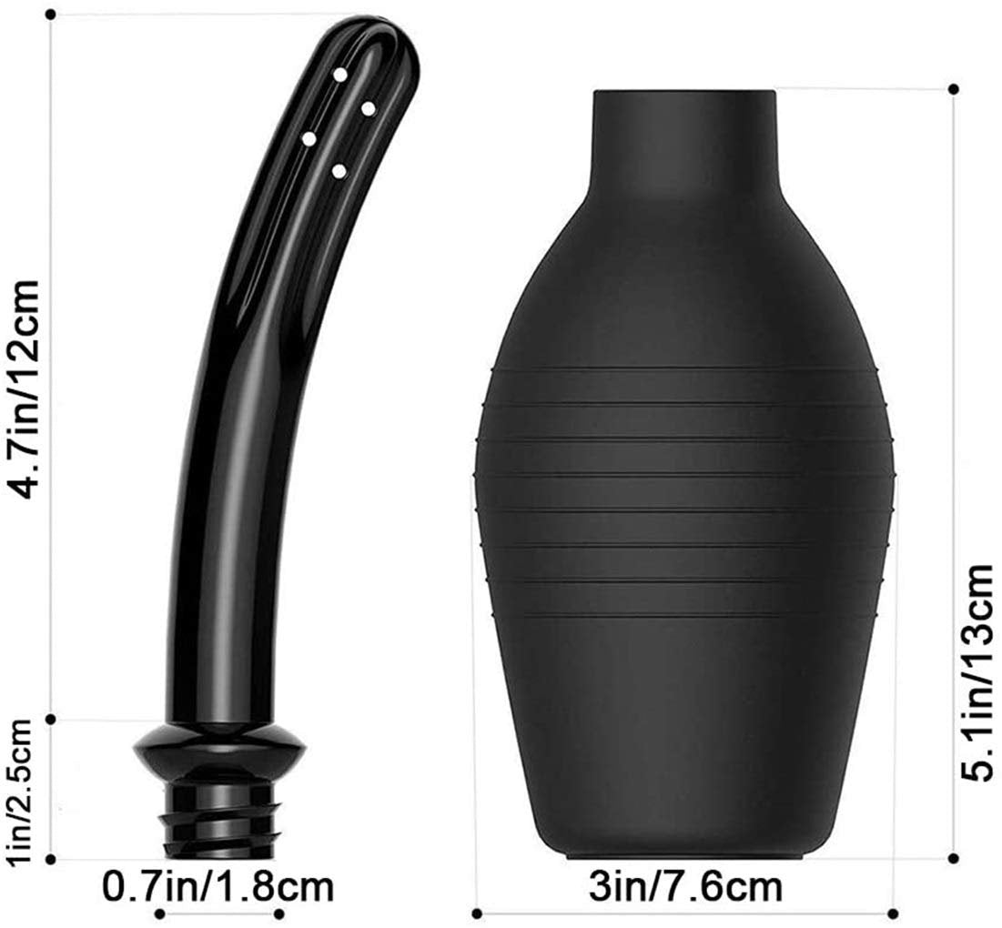 Einlaufbirne aus Silikon – Anal-Dusche für Männer & Frauen | Darmreinigung Kolon-Hygiene