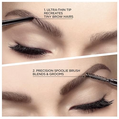 L'Oréal Paris Makeup Brow Stylist Definer wasserfester Augenbrauenstift, ultrafeiner mechanischer Stift, zeichnet feine Härchen und füllt lichte Stellen, Auburn, 0,09 g