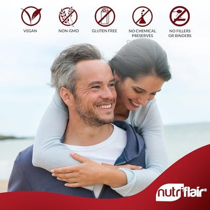 NutriFlair Premium Berberin HCL 1200 mg, 120 Kapseln – Mit reinem Ceylon-Zimt, Berberin-HCI-Wurzel-Nahrungsergänzung – Immunsystem – Hergestellt in den USA