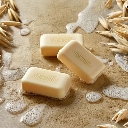 A LA MAISON Hafermilch Seife - 12er Pack, 3,5 oz - Französische Triple-Milled Naturseife für die Hände