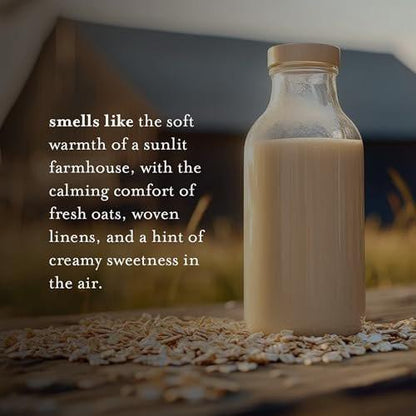 A LA MAISON Hafermilch Seife - 12er Pack, 3,5 oz - Französische Triple-Milled Naturseife für die Hände