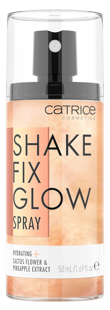 Catrice Shake Fix Glow Spray – Make-up-Finish & Hydration mit Kaktusblüte & Ananasextrakt, ölfrei, vegan & tierversuchsfrei