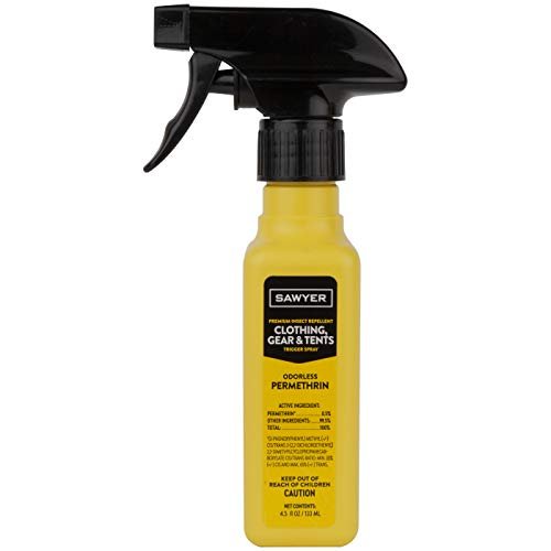 Sawyer Products SP645 Permethrin Premium Insektenschutzmittel für Kleidung, Ausrüstung & Zelte – Trigger-Spray, 4,5 Unzen, 6 Flaschen