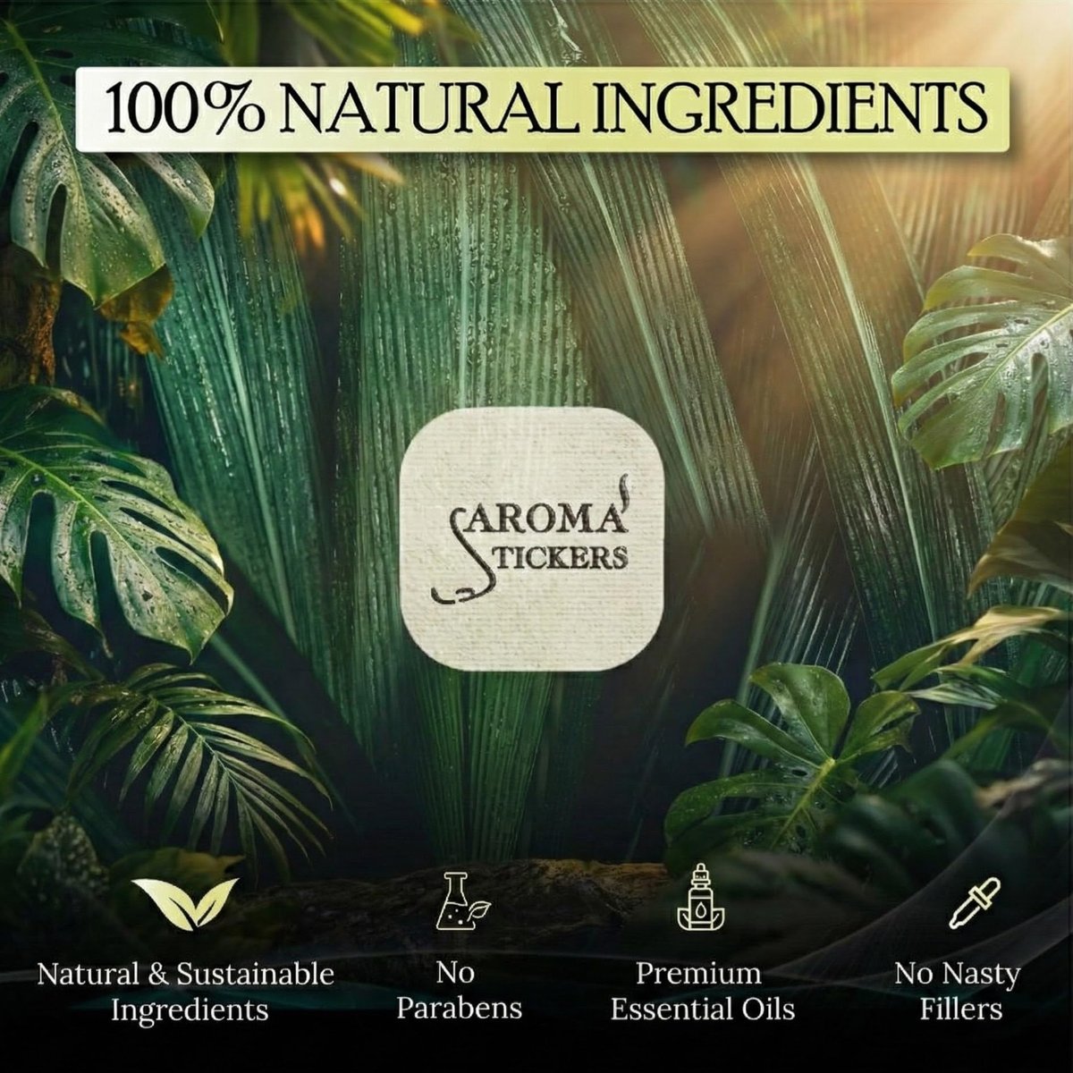 AROMA STICKERS® Lavendel – 100% natürliche Duftsticker für Masken & Kissen (12 Stück) – Ätherisches Öl Aroma-Patch zum Entspannen