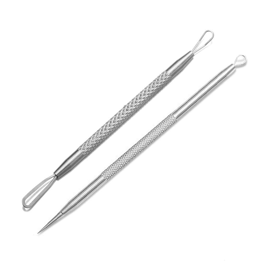 Professioneller Mitesser- und Hautunreinheiten-Entferner – 2-in-1 Pickel- und Komedonen-Extraktor – von La Chat (2er-Pack)