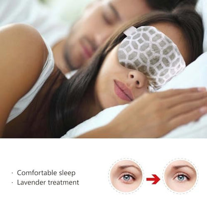 2-in-1 beheizte und kühlende Augenmaske mit Lavendel & Leinsamen – Mikrowellengeeignetes Sinus-Kissen bei trockenen Augen, Gerstenkorn, Nebenhöhlenentzündung, Kopfschmerzen, Migräne, geschwollenen Augen und entzündeten Augenlidern
