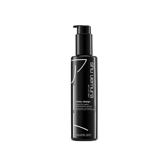 shu uemura art of hair Netsu Design Blow Dry Creme – Hitzeschutz & Volumen, mittlerer Halt, 150 ml